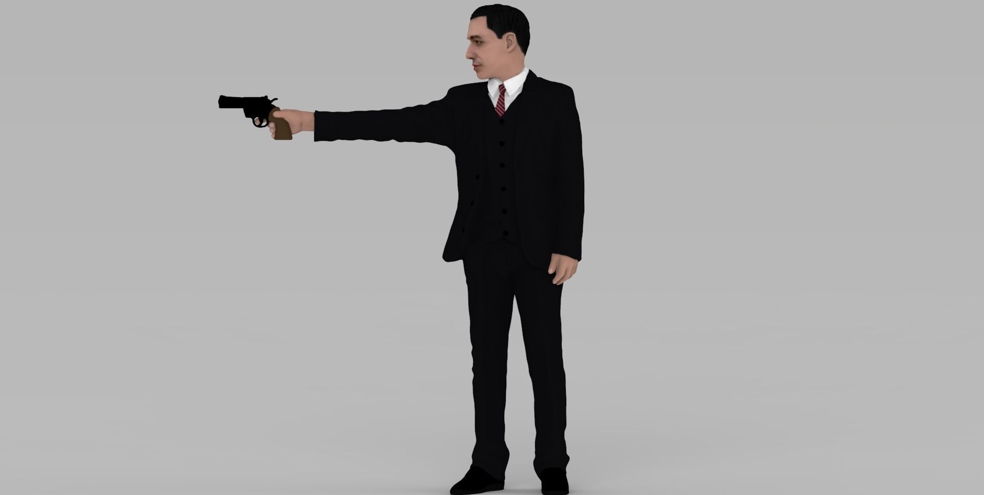 Al Pacino Michael Corleone Godfather full color 3D printing 3D print model_13