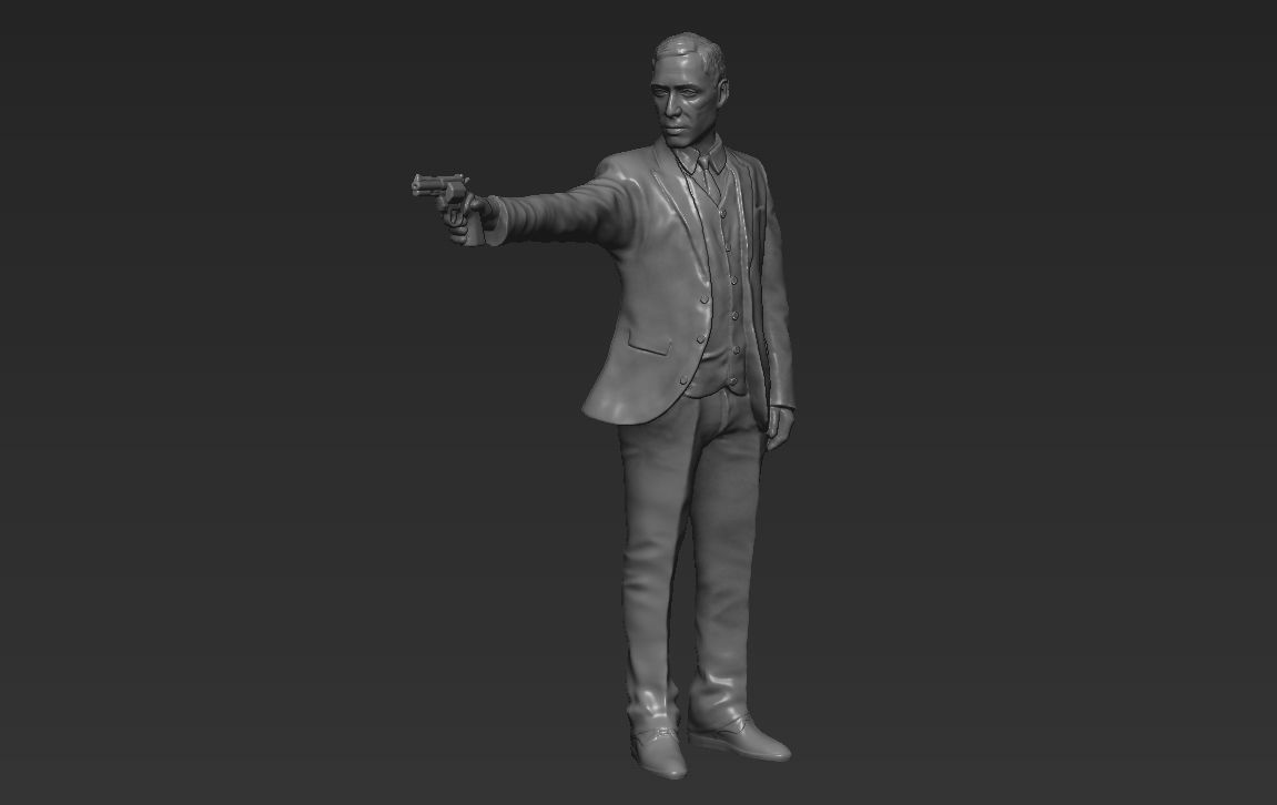 Al Pacino Michael Corleone Godfather full color 3D printing 3D print model_30