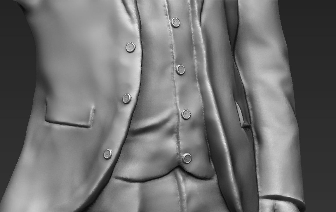 Al Pacino Michael Corleone Godfather full color 3D printing 3D print model_56