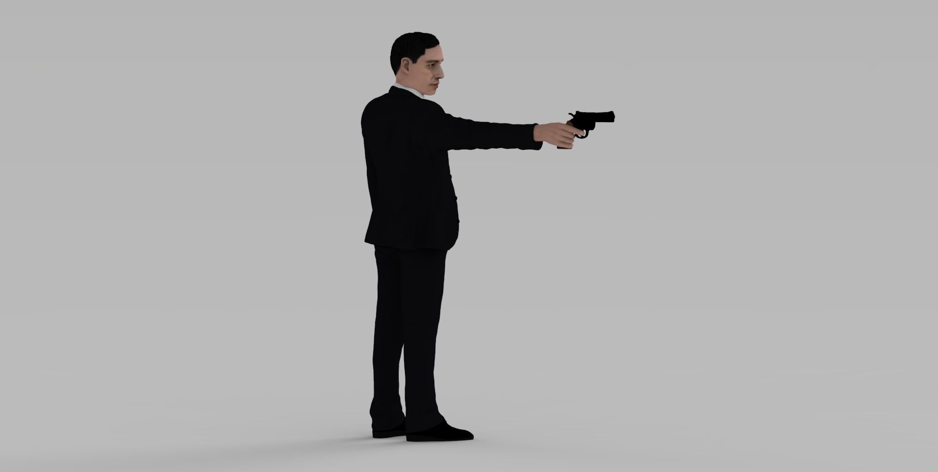 Al Pacino Michael Corleone Godfather full color 3D printing 3D print model_16