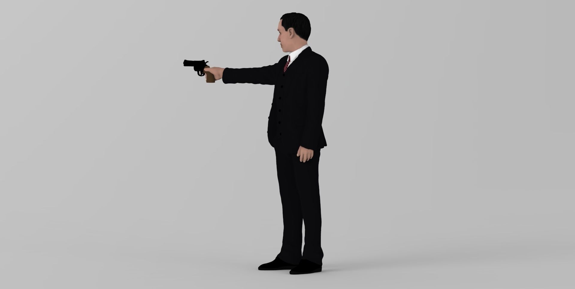 Al Pacino Michael Corleone Godfather full color 3D printing 3D print model_10