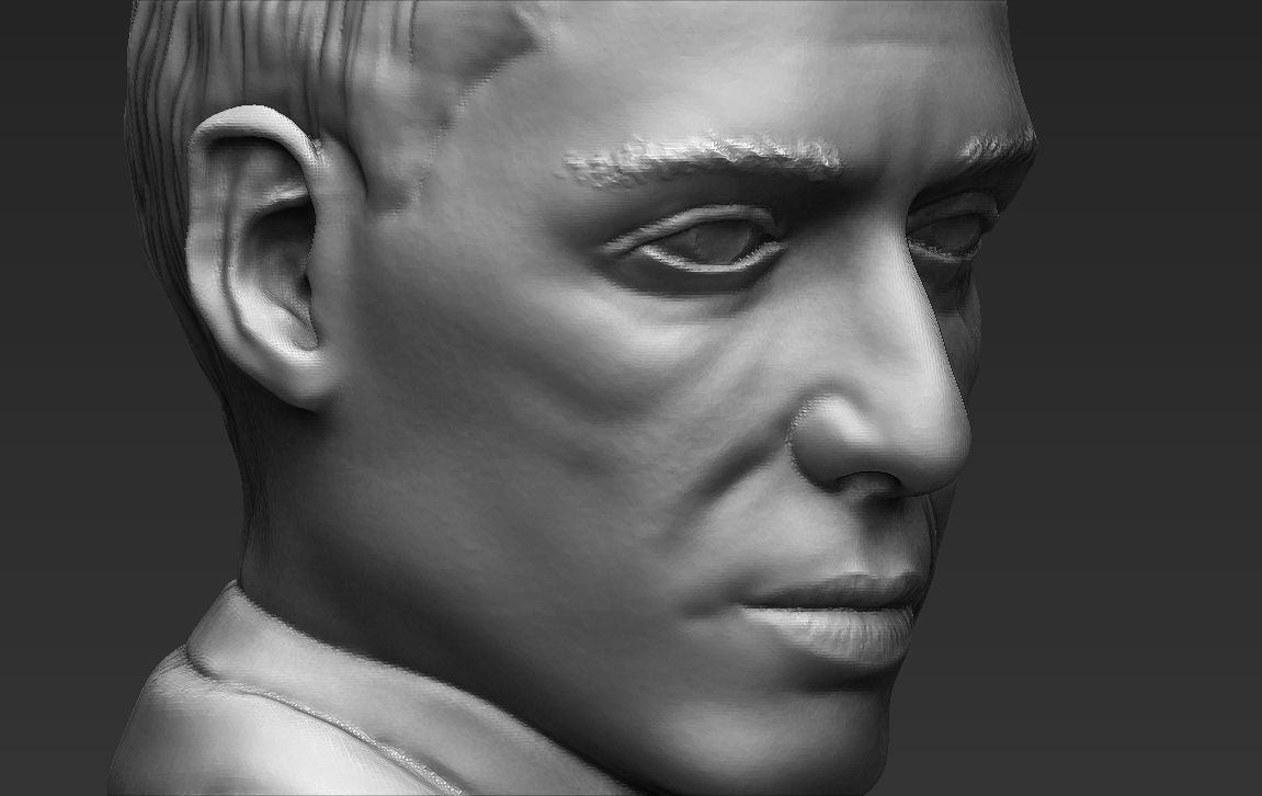 Al Pacino Michael Corleone Godfather full color 3D printing 3D print model_51