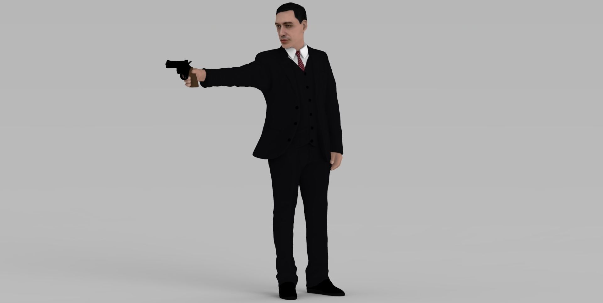 Al Pacino Michael Corleone Godfather full color 3D printing 3D print model_6