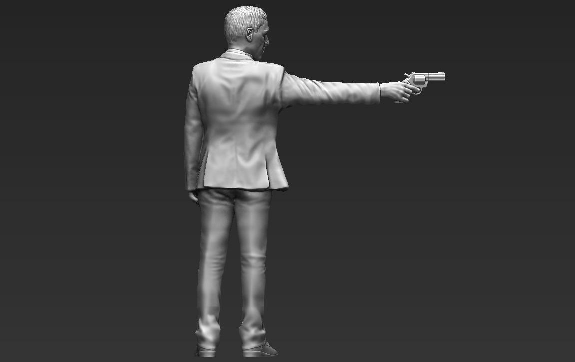 Al Pacino Michael Corleone Godfather full color 3D printing 3D print model_41