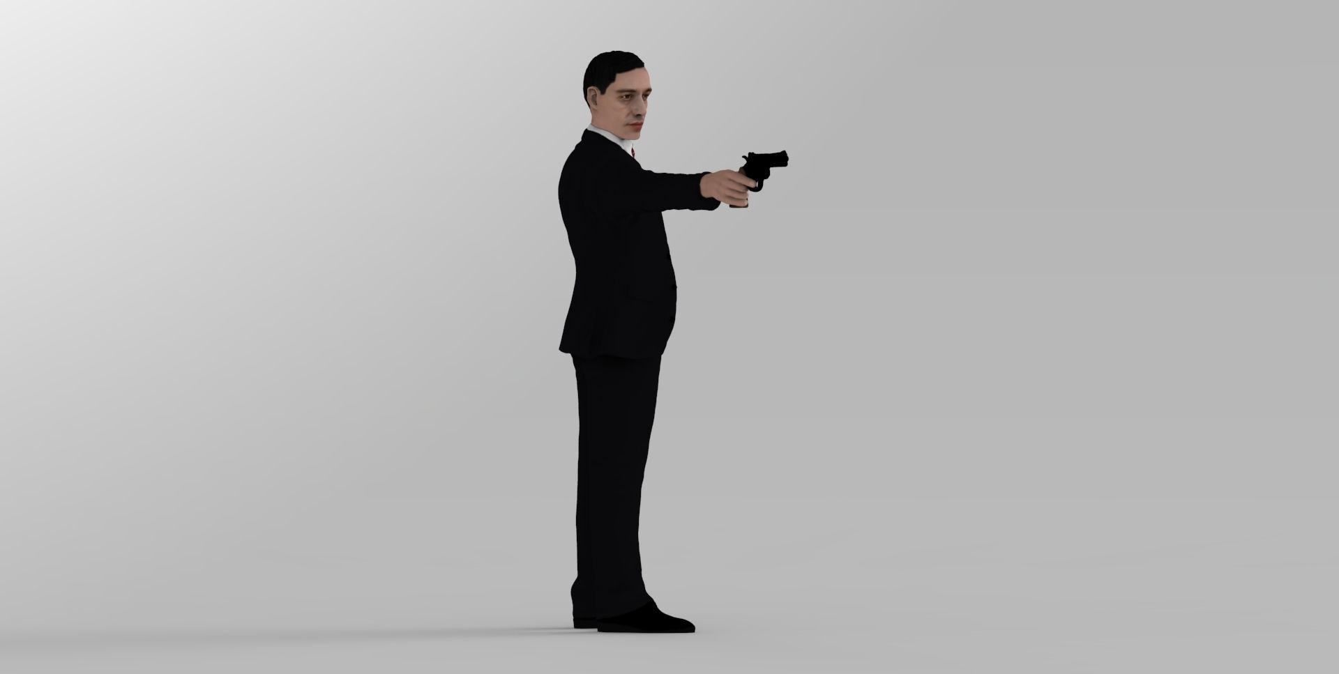 Al Pacino Michael Corleone Godfather full color 3D printing 3D print model_20