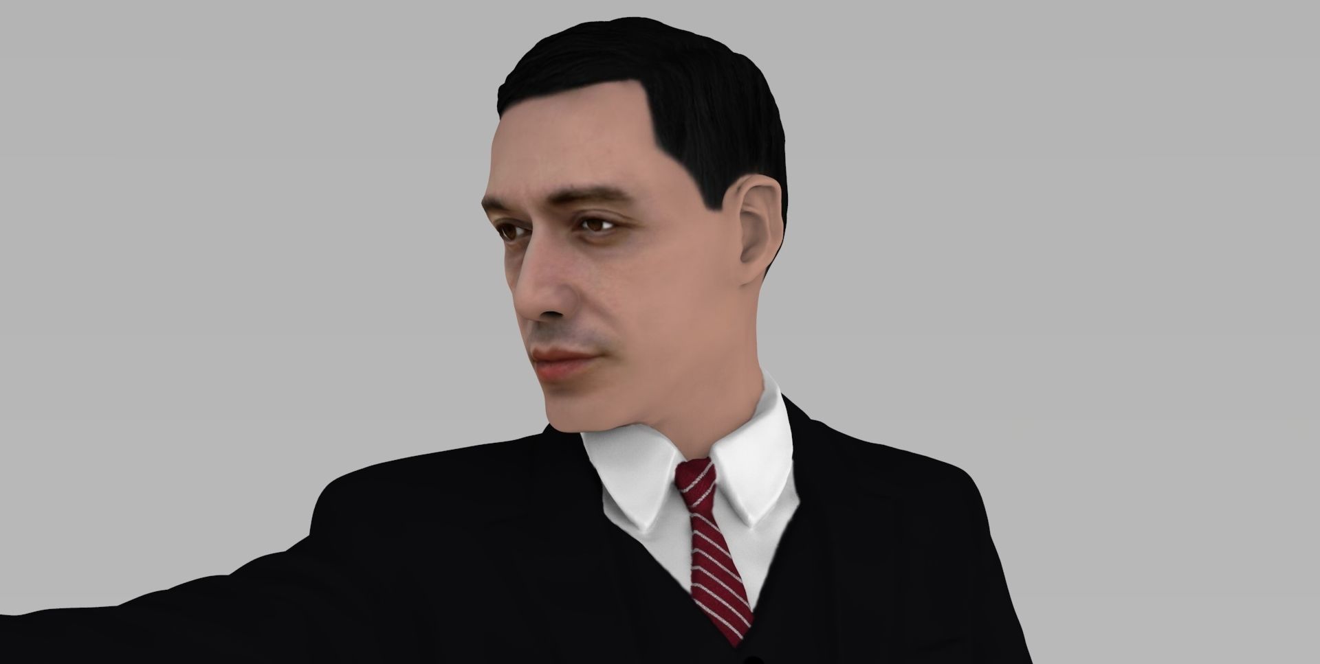 Al Pacino Michael Corleone Godfather full color 3D printing 3D print model_21