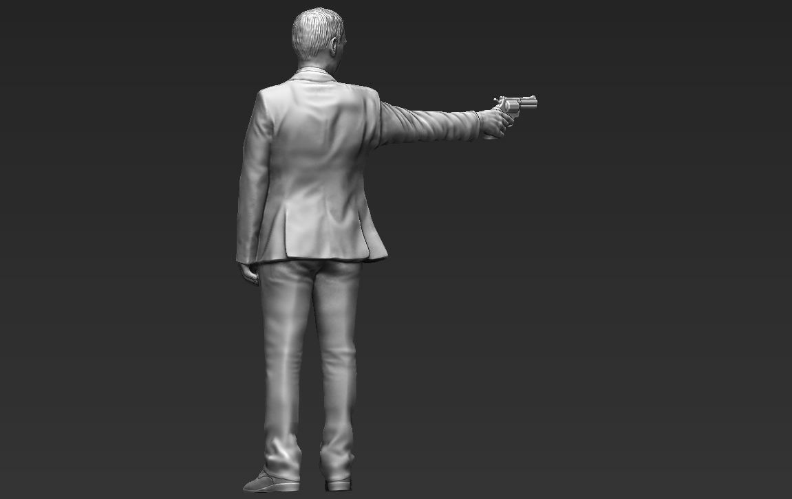 Al Pacino Michael Corleone Godfather full color 3D printing 3D print model_46