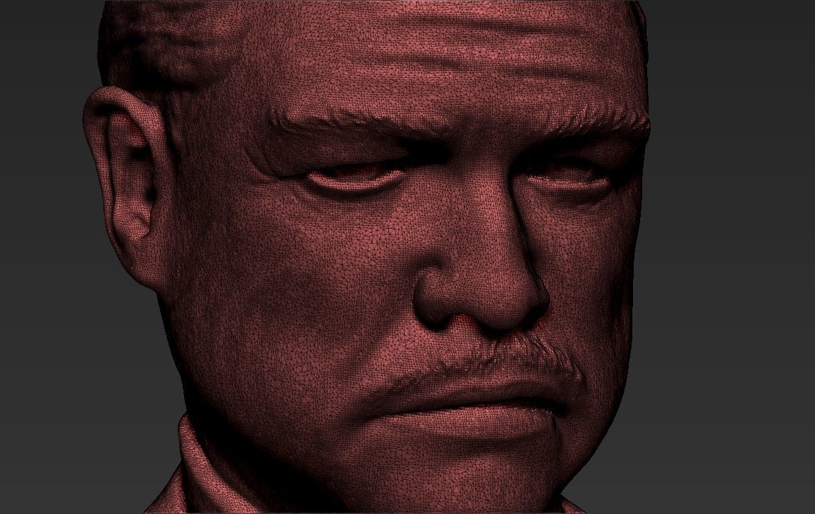 Marlon Brando Vito Corleone Godfather 3D printing ready stl obj 3D print model_26