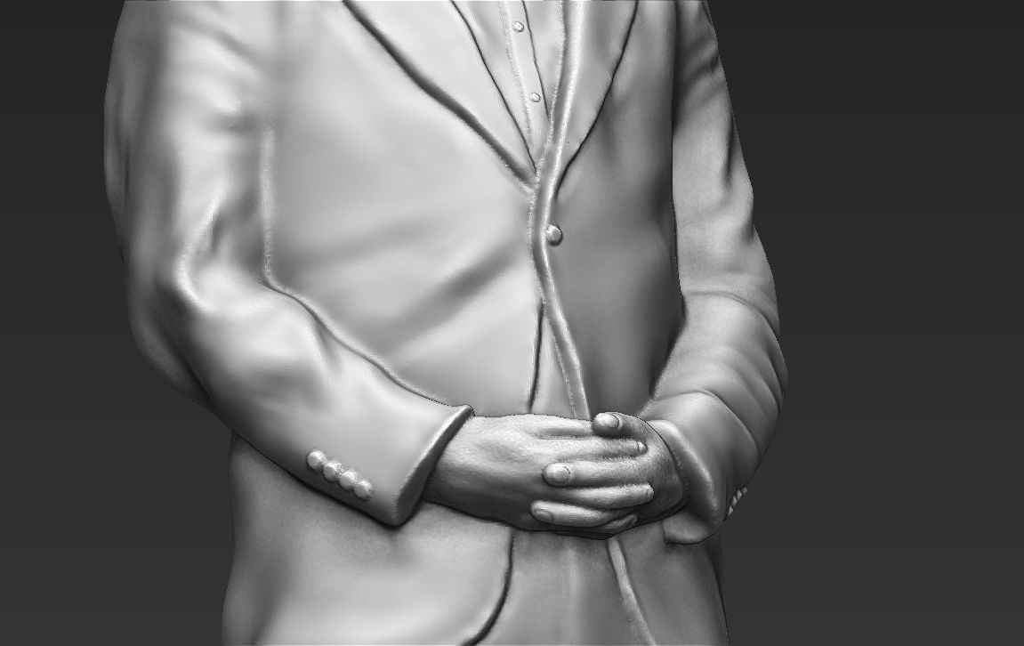 Marlon Brando Vito Corleone Godfather 3D printing ready stl obj 3D print model_23