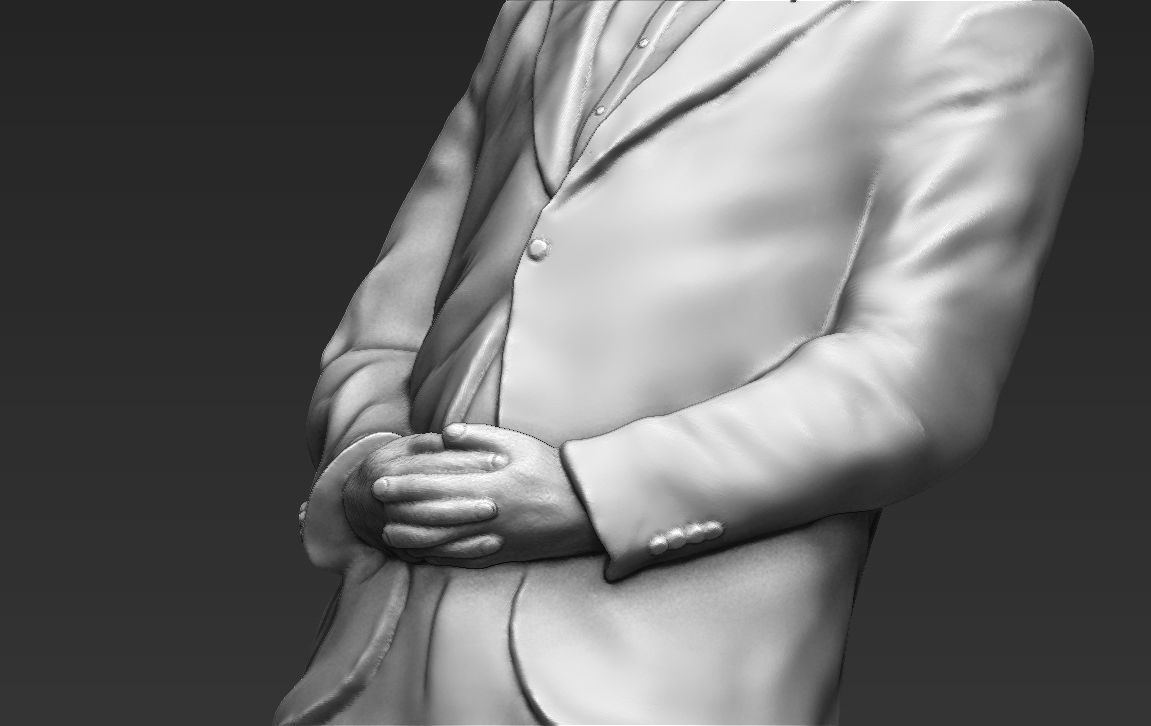 Marlon Brando Vito Corleone Godfather 3D printing ready stl obj 3D print model_24