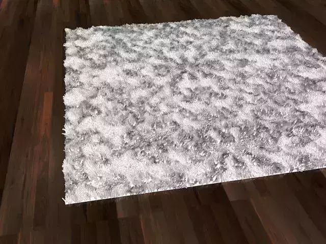 Carpet with long pile 