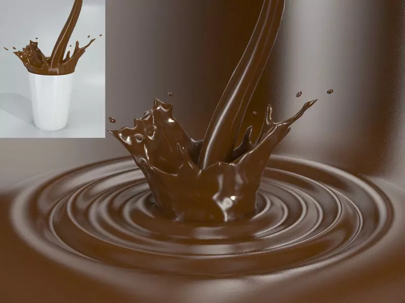 Liquid Splash - Wave Ripple and Glass 3D model_0