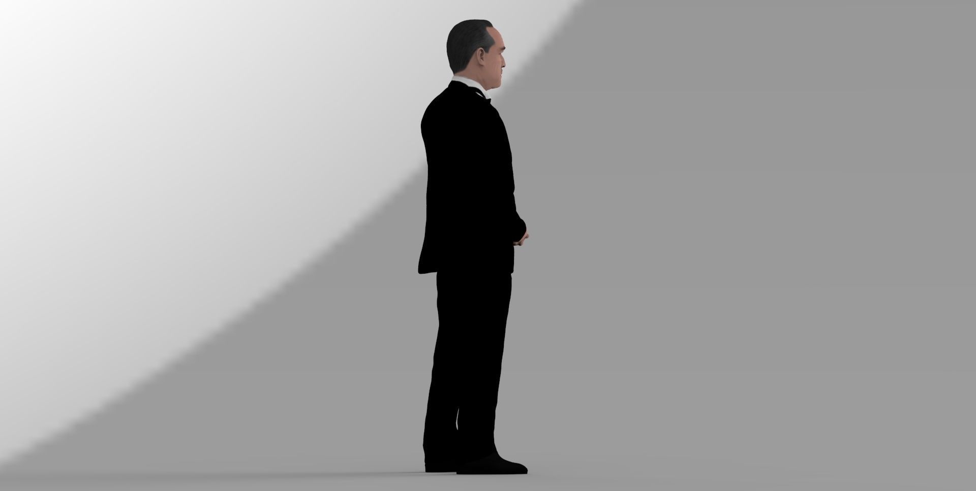 Marlon Brando Vito Corleone Godfather full color 3D printing 3D print model_14