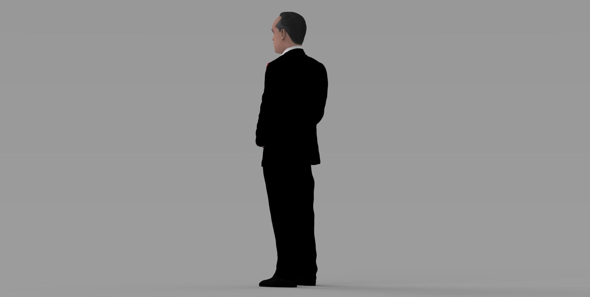 Marlon Brando Vito Corleone Godfather full color 3D printing 3D print model_12