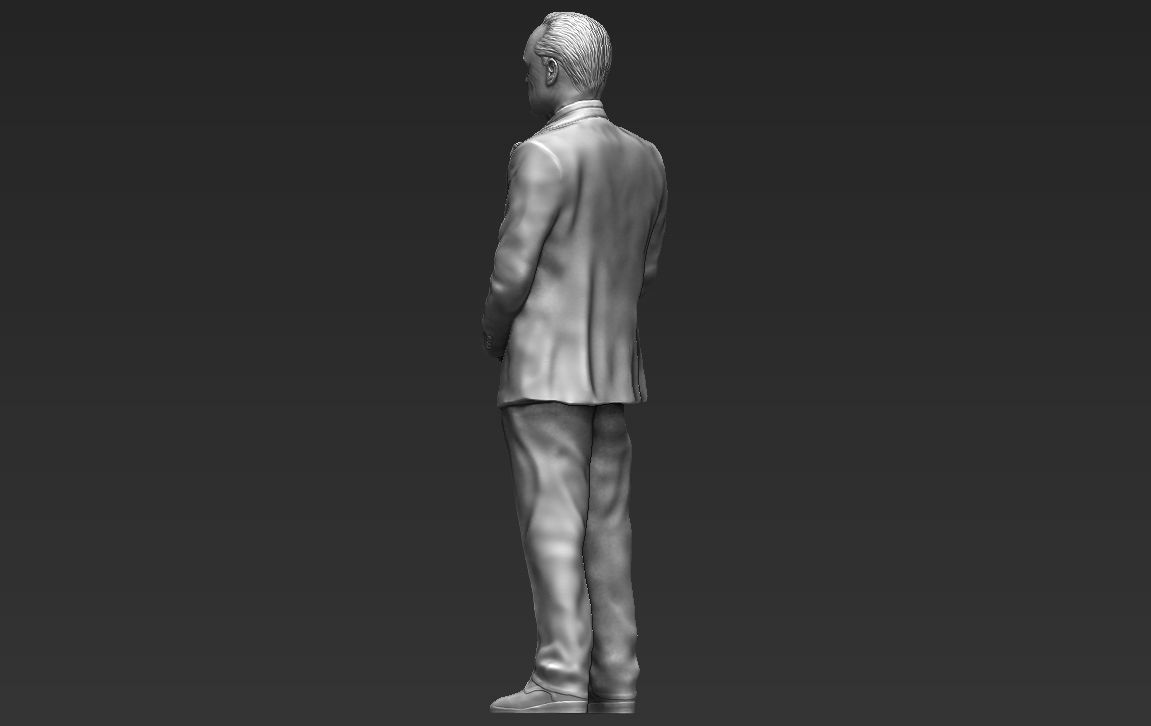Marlon Brando Vito Corleone Godfather full color 3D printing 3D print model_33