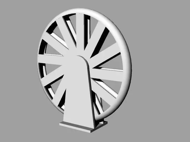 Leonardo wheel 3D print model