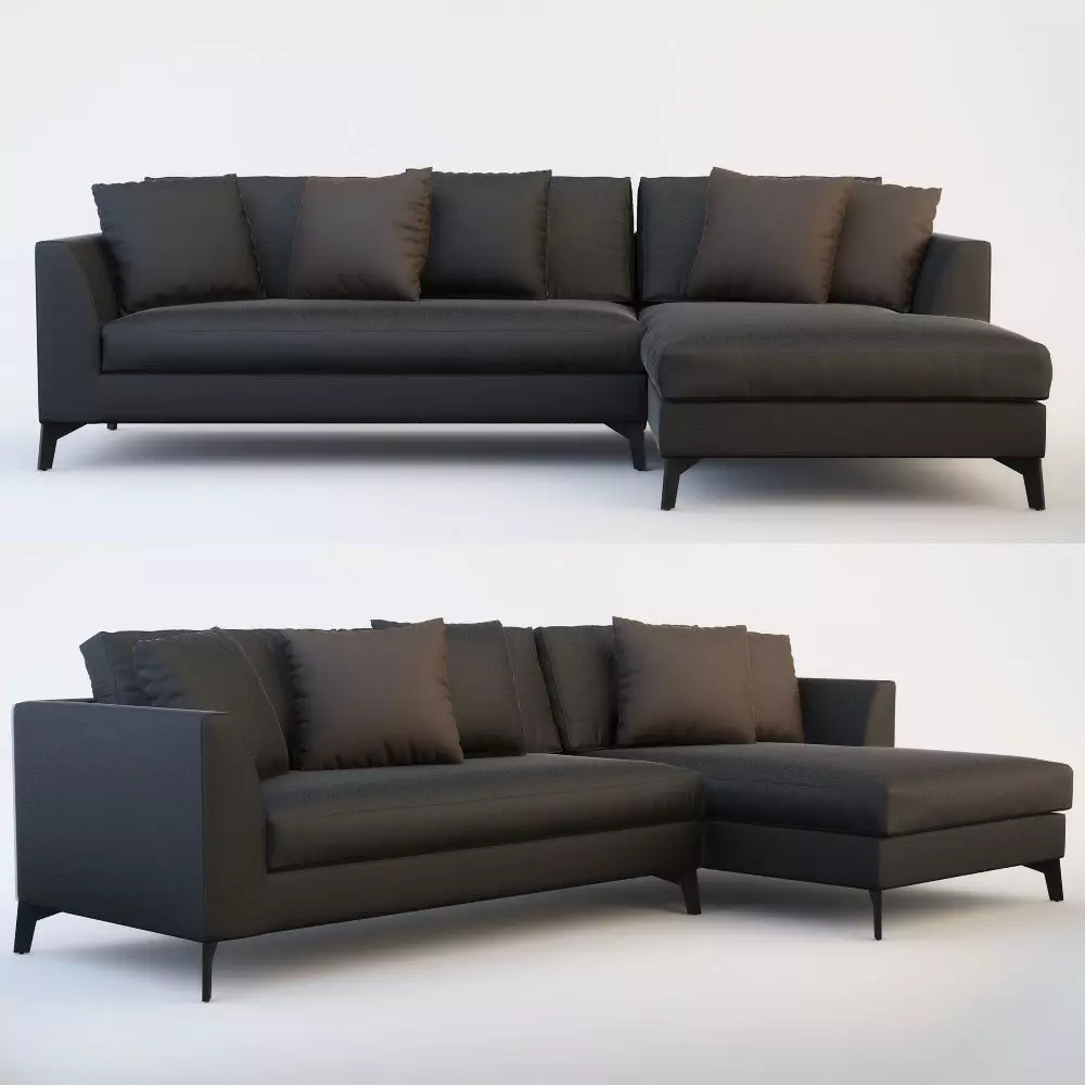 Lewis Up Sofa modular 3D model_0