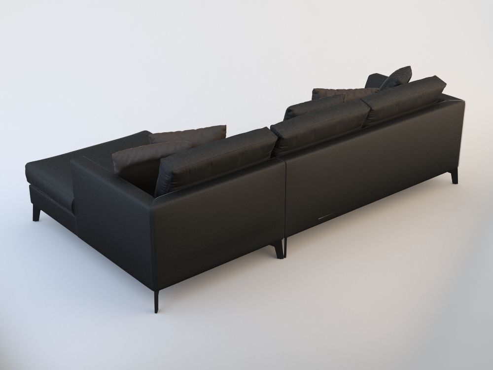 Lewis Up Sofa modular 3D model_2