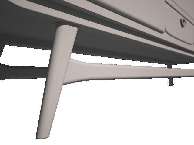 50s Dresser 3D model_4