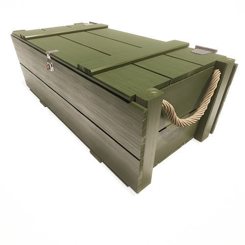 Army Crate Free 3D model