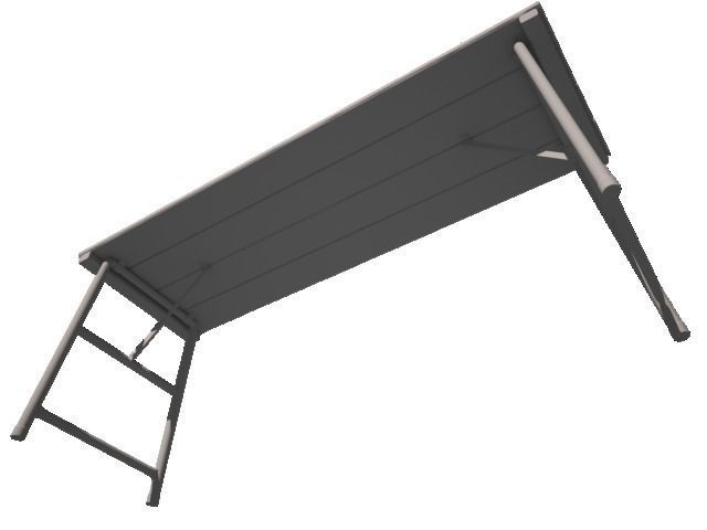 Foldable Army Table 3D model_2