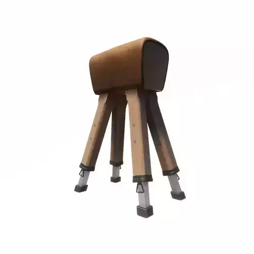 Gymnastics Horse highly Detailed