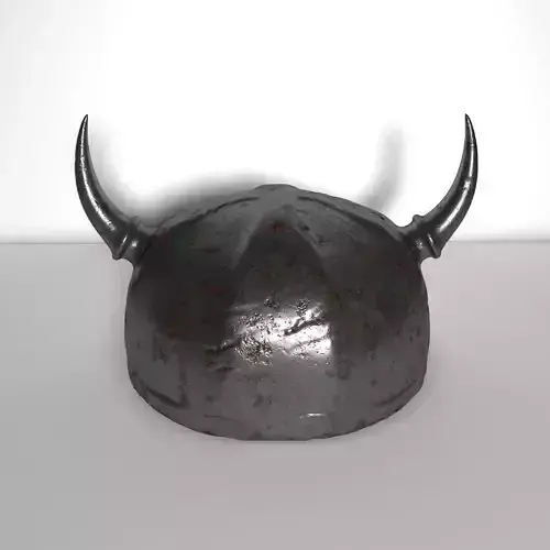 Viking Helmet Low-poly 3D model