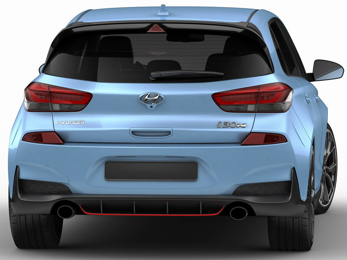Hyundai i30 N 2018 3D model_11