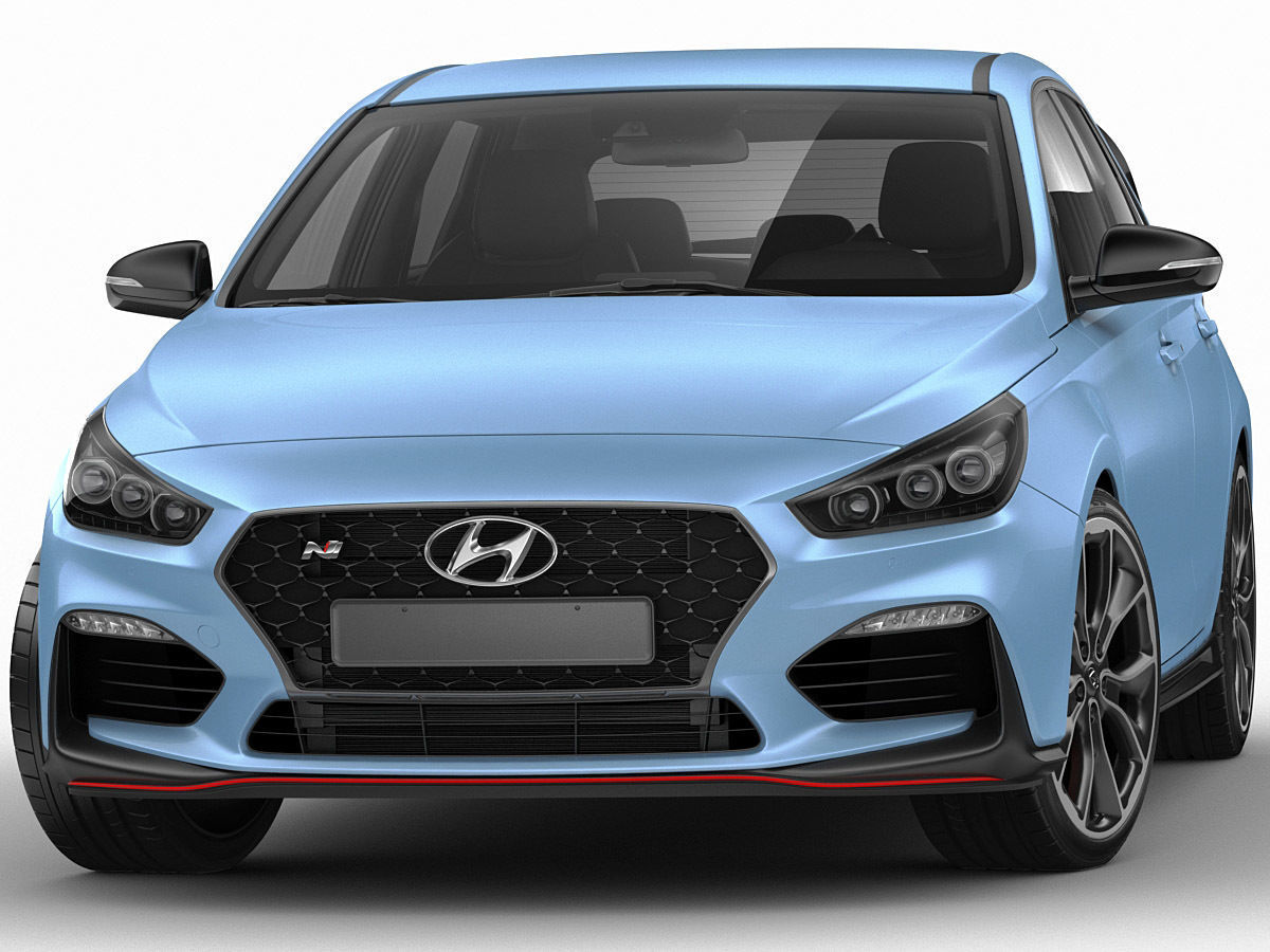 Hyundai i30 N 2018 3D model_10