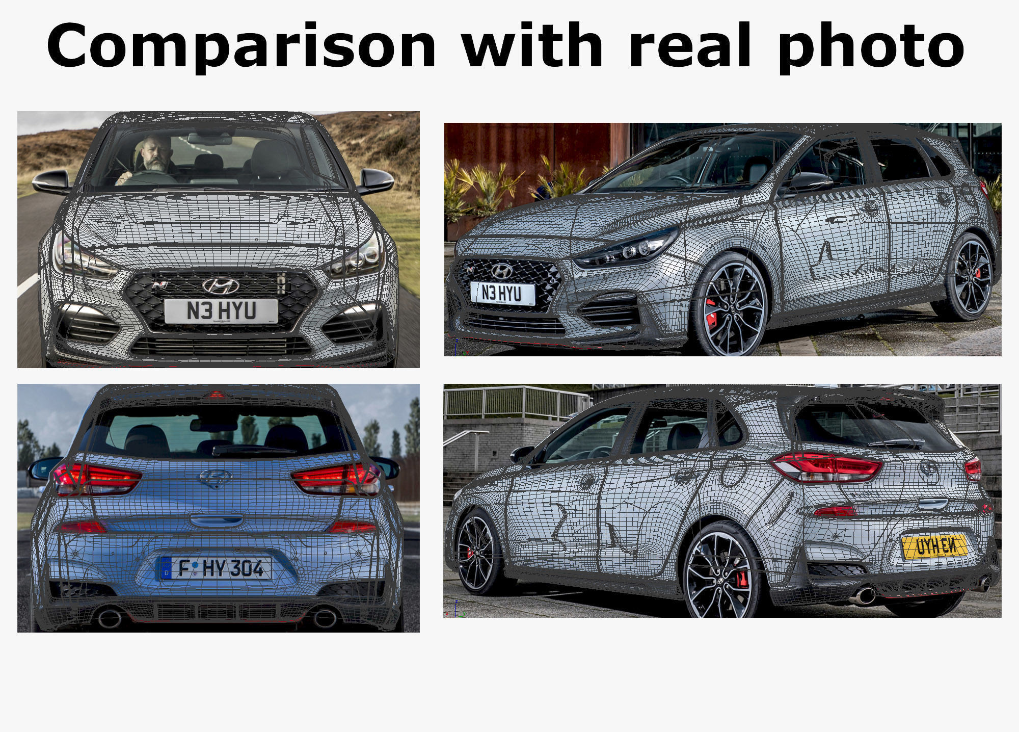 Hyundai i30 N 2018 3D model_21