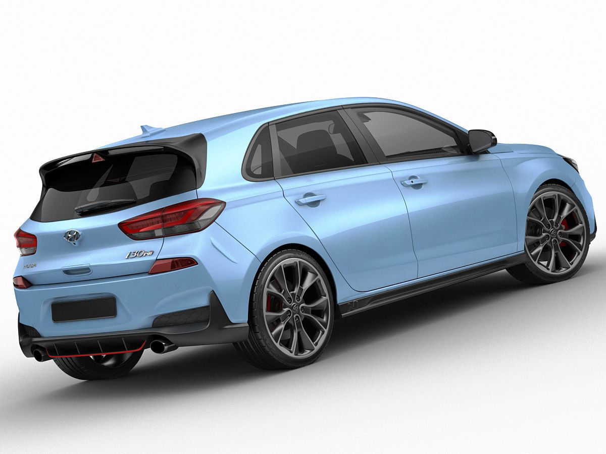 Hyundai i30 N 2018 3D model_8
