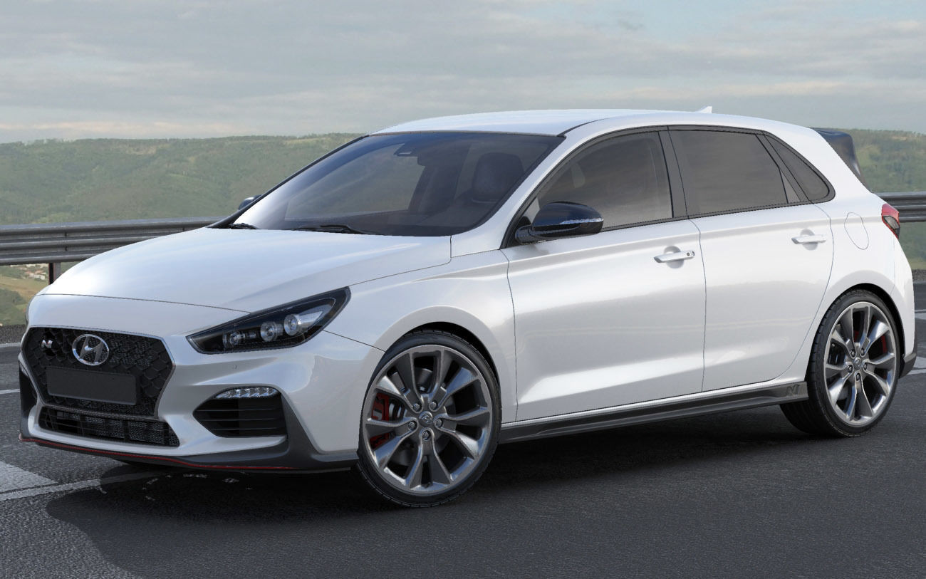 Hyundai i30 N 2018 3D model_14