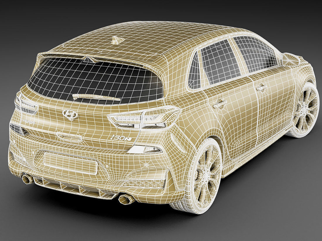 Hyundai i30 N 2018 3D model_20