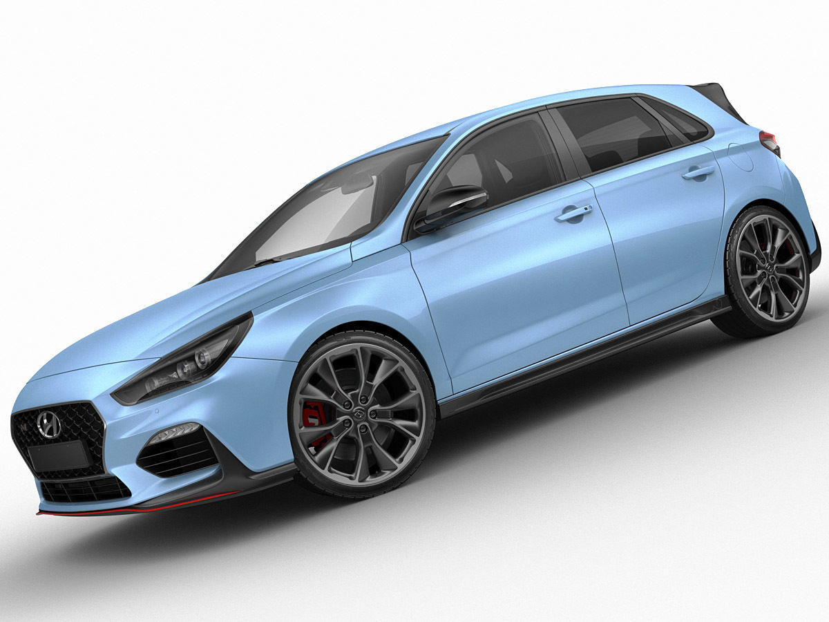 Hyundai i30 N 2018 3D model_7