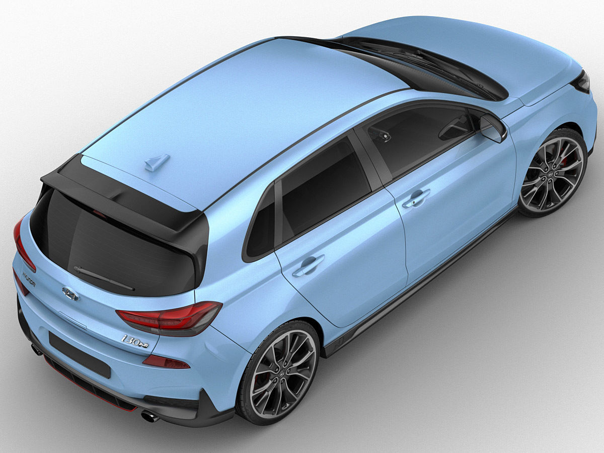 Hyundai i30 N 2018 3D model_6