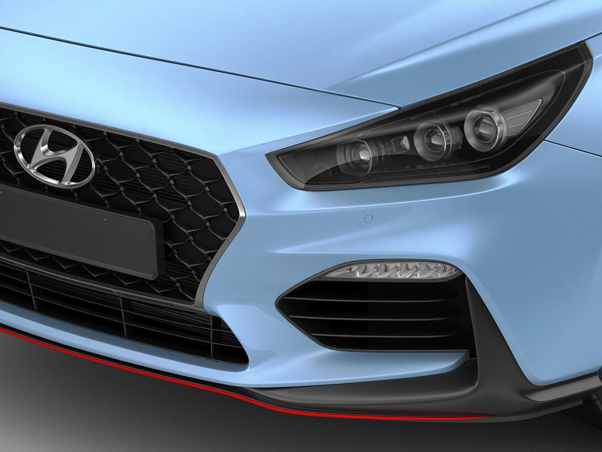 Hyundai i30 N 2018 3D model_3
