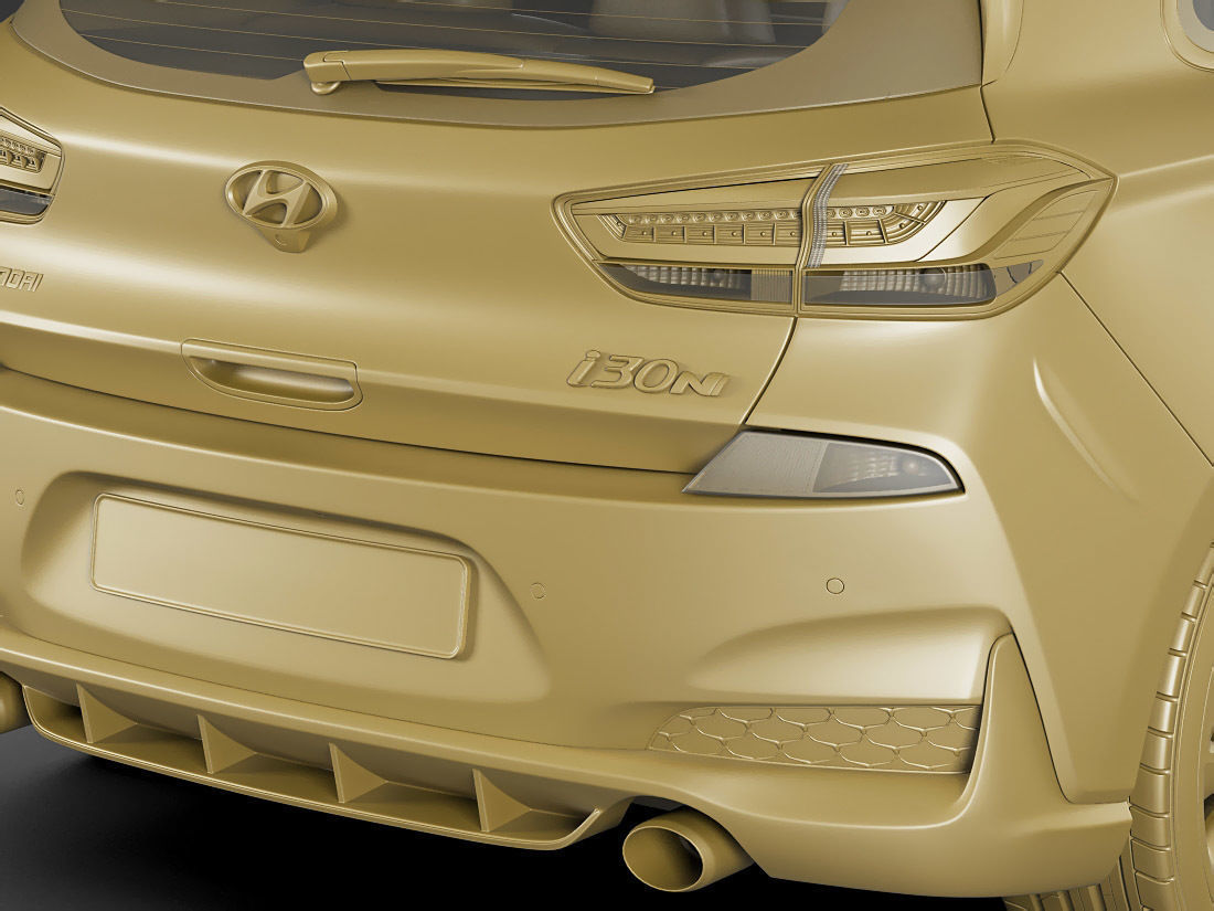 Hyundai i30 N 2018 3D model_18