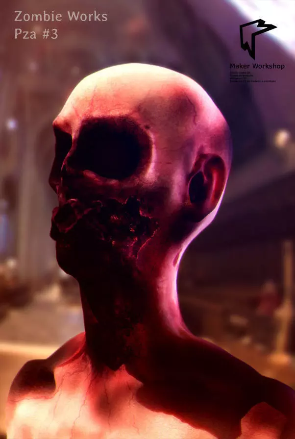 Sewed Zombie Free 3D print model_0