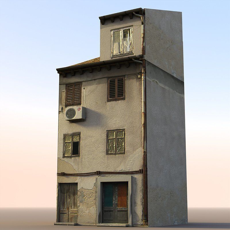 Lowpoly Game-Ready House pack Low-poly 3D model_1