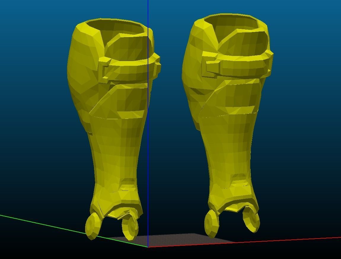 Soldier 76 Leg Armor 3D print model_1