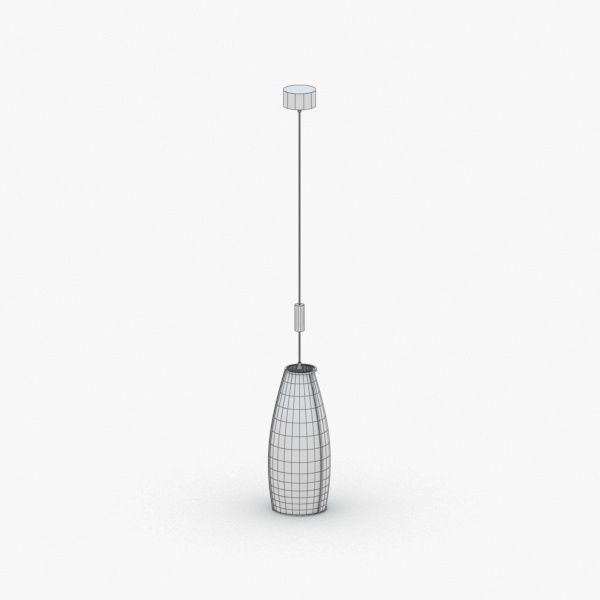 1494 - Hanging Lamp Low-poly 3D model_2