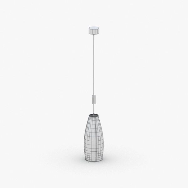 1494 - Hanging Lamp Low-poly 3D model_1
