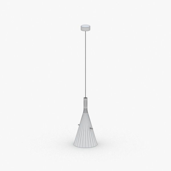 1495 - Hanging Lamp Low-poly 3D model_1