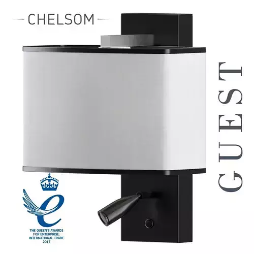 Wall light GUEST Low-poly 3D model