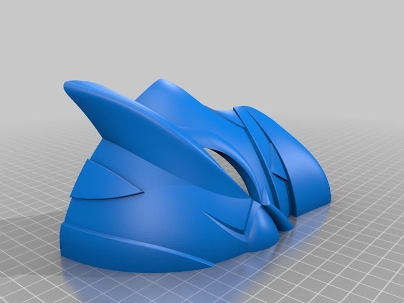 Tiger Mask for child Free 3D print model_1