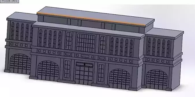 Train Station - H0 3D print model