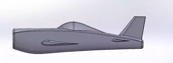 RC AIRPLANE BODY Free 3D print model