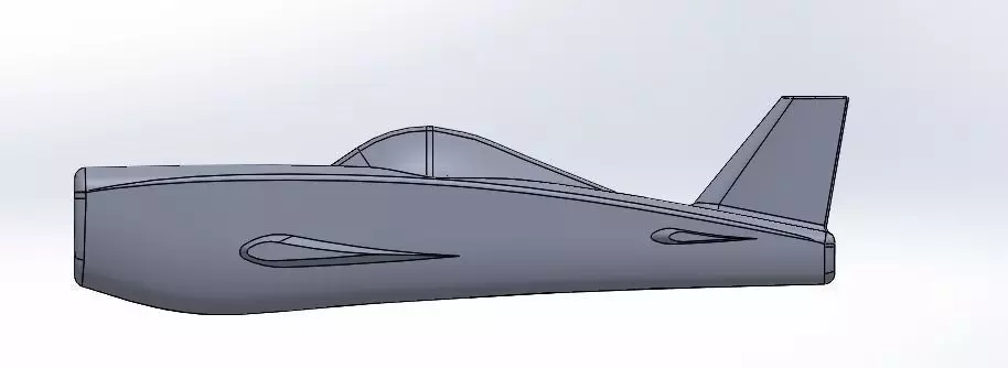 RC AIRPLANE BODY Free 3D print model_0