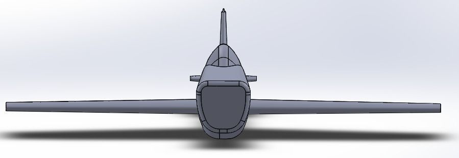 RC AIRPLANE BODY Free 3D print model_1