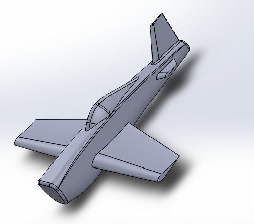 RC AIRPLANE BODY Free 3D print model_2